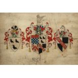 Armorial Roll for the Palmer family, - issued by Robert Cooke, Clarenceaulx King of Arms issued by