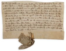 Grant by Isabella, - daughter of William de Kayton, to Hugh de Collum of land in Cowlam  daughter of