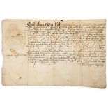 Charter for William Griffiths, - countersigned by Bishop George Griffiths of St  countersigned by