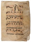 Collection of leaves - from manuscript choirbooks, in Latin on parchment [thirteenth to...  from