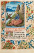 The Hours of Gabrielle d’Estrées, - Use of Paris, illuminated manuscript in Latin and French on...
