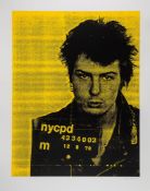 Russell Young (b.1960) - Sid Vicious screenprint in colours, 2006, signed in pencil, numbered 17/50,