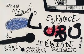 Joan Miró (1893-1983) - L'enfance d'Ubu (M.998-1021) the incomplete portfolio, 1975, comprising