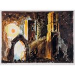 John Piper (1903-1992) - Wymondham, Norfolk (L.324) screenprint in colours, 1981, signed in