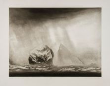Norman Ackroyd (b.1938) - St Kilda - Stac Lee and Stac an Armin etching with aquatint, 1990, signed,