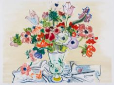 Raoul Dufy (1877-1953) - Baie de Sainte Adresse and Anemones two lithographs printed in colours,