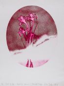 Colin Self (b.1941) - Out of Focus Object and Flowers No.1 (Provincial image) etching and aquatint