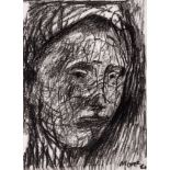 Henry Moore (1898-1986) - Head of a Girl Section Line (C.602) lithographic crayon on transfer paper,