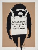 Banksy (b.1974) - Laugh Now screenprint in colours, 2003, numbered 176/600, published by Pictures on