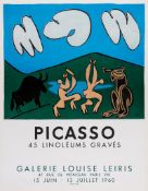 Pablo Picasso (1881-1973)(after) - 45 Linoleums Graves (CZW.174) offset lithographic poster