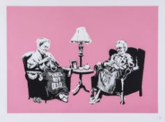 Banksy (b.1974) - Grannies screenprint in colours, 2006, numbered 160/500, published by Pictures