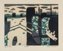 Julian Trevelyan (1910-1988) - Windsor (T.230) etching with aquatint printed in colours, 1969,