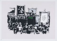 Banksy (b.1974) - Morons screenprint in colours, 2007, numbered 469/500, published by Pictures on