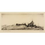 Anthony Gross (1905-1984) - Cote de la Vierge, Fecamp etching with drypoint, 1924, signed, titled