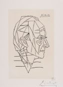 Pablo Picasso (1881-1973) - Un poème dans chaque livre de Paul Eluard (C.109) lithograph, 1956,
