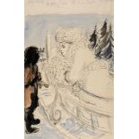 Anthony Gross (1905-1984) - The Snow Maiden pen, ink and wash on paper, inscribed 'Anthony Gross the