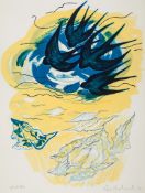Ceri Richards (1903-1971) - Elegiac Sonnet the book, 1970, comprising two aquatints printed in