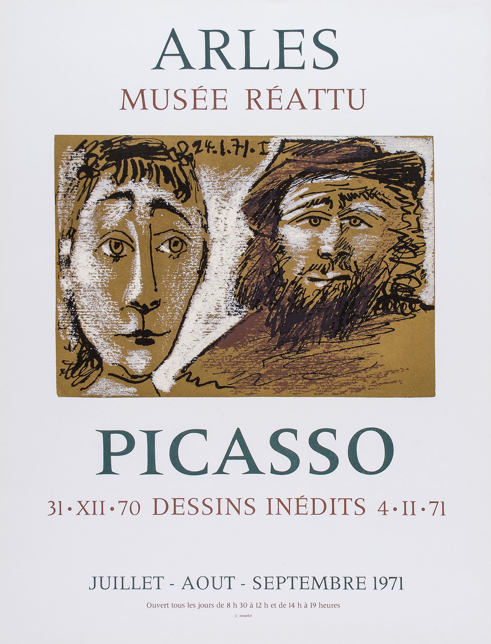 Pablo Picasso (1881-1973)(after) - 172 Dessins Récenzs; Arles Musée Réattu; Exposition de - Image 2 of 2
