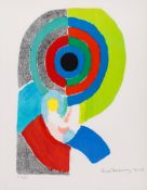 Sonia Delaunay (1885-1979) - Composition lithograph printed in colours, 1916-71, signed and dated in