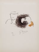 Georges Braque (1882-1963)(after) - The Glass and the Apple from Ten Works lithograph printed in