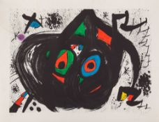 Joan Miró (1893-1983) - Homenatge a Joan Prats/ Tribute to Joan Prats (M.713) lithograph printed