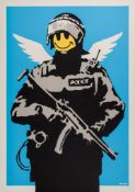 Banksy (b.1974) - Flying Copper screenprint in colours, 2004, numbered 297/600 in pencil,