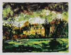 John Piper (1903-1992) - Ettington Park (L.273) screenprint in colours, 1977, signed in pencil,