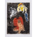 Marc Chagall (1887-1985) - Frontispiece from Exodus (M.444) lithograph printed in colours, 1966,