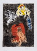 Marc Chagall (1887-1985) - Frontispiece from Exodus (M.444) lithograph printed in colours, 1966,