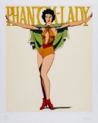 Mel Ramos (b.1935) - Phantom Lady screenprint in colours, 1989, signed and inscribed   PC 8/10