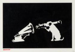 Banksy (b.1974) - HMV Dog screenprint, 2003, with the red stamped signature, numbered 238/600,