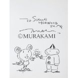 Takashi Murakami (b.1962) - Murakami the book, 2007, signed and dedicated with a drawing by the