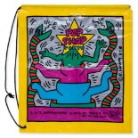 Keith Haring (1958-1990) - Shopping Bag from Tokyo's Haring Pop Shop printed plastic bag, 1987,