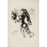 Marc Chagall (1887-1985) - L'Offrande (M.291) lithograph, 1960, printed by Mourlot, Paris, published