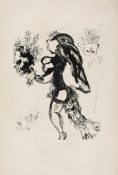 Marc Chagall (1887-1985) - L'Offrande (M.291) lithograph, 1960, printed by Mourlot, Paris, published