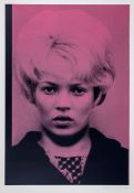 Russell Young (b.1960) - Kate Moss (as Myra Hindley) screenprint in colours, 2007, signed in pencil,