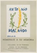 Pablo Picasso (1881-1973)(after) - Antonio Machado  (CZW.156) lithographic poster printed in