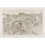 Anthony Gross (1905-1984) - Little Serignac Landscape etching, 1978   signed and titled in pencil,