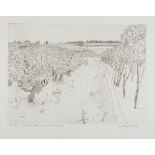 Anthony Gross (1905-1984) - Monsieur Bernede's Vineyard etching,  1974, signed, titled and inscribed