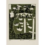 Julian Trevelyan (1910-1988) - Richmond (T.226) etching with aquatint printed in colours, 1969,