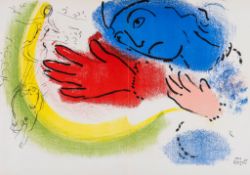 Marc Chagall (1887-1985) - L'Écuyère (M.153) 1956 lithograph printed in colours, 1956,  the