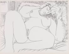 Pablo Picasso (1881-1973)(after) - Nudes two lithographs, 1969, printed by Mourlot, Paris, each on