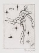 Stanley William Hayter (1901-1988) - Greeting card for 1950-51 (B.&M.195) the engraving, 1951,