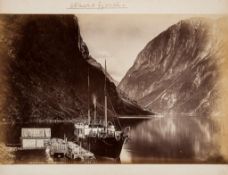 Photograph Album.- - [A Tour "in the Land of the Midnight Sun"],  38 albumen prints mounted onto