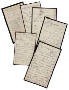 Burnett (Frances Hodgson) - Autograph letter signed, to Harold Warne of Frederick Warne & Co.