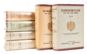 Churchill -  Marlborough: His Life and Times, 4 vol., first editions, maps  ( Sir   Winston Spencer)