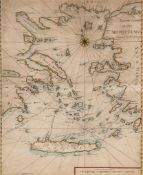 Gaudy (John) - A New Chart of the Archipelago, the Aegean and eastern Mediterranean from the Marmara