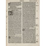 Bible, - Latin. Biblia cum pleno apparatu summariorum concordantiarum et...  Latin.   Biblia cum