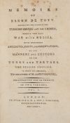 Tott -  Memoirs…containing the State of the Turkish Empire and the Crimea  (Francois,  Baron de  )