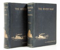 Churchill -  The River War, 2 vol., first edition, half-titles, 7 portraits  ( Sir   Winston